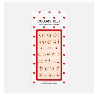 Color Street Heart and Gold Mani Charms